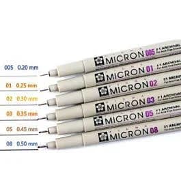 Sakura Pigma Micron .5mm Black