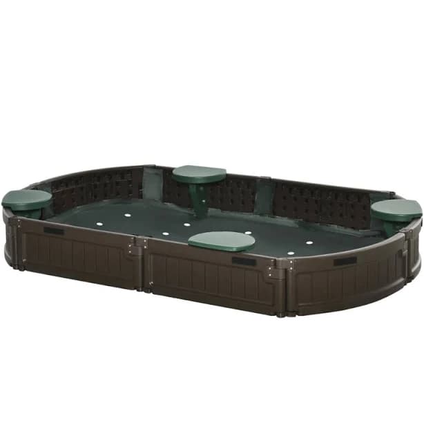 Outsunny Kids Outdoor Sandbox