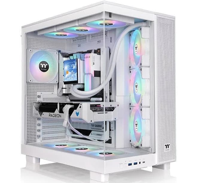 "White Dominator" Gaming PC | AMD RYZEN 7 7800X3D | RTX 5060 Ti White
