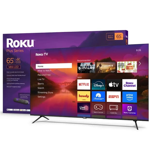 Roku 65" QLED Mini-LED 4K Smart TV
