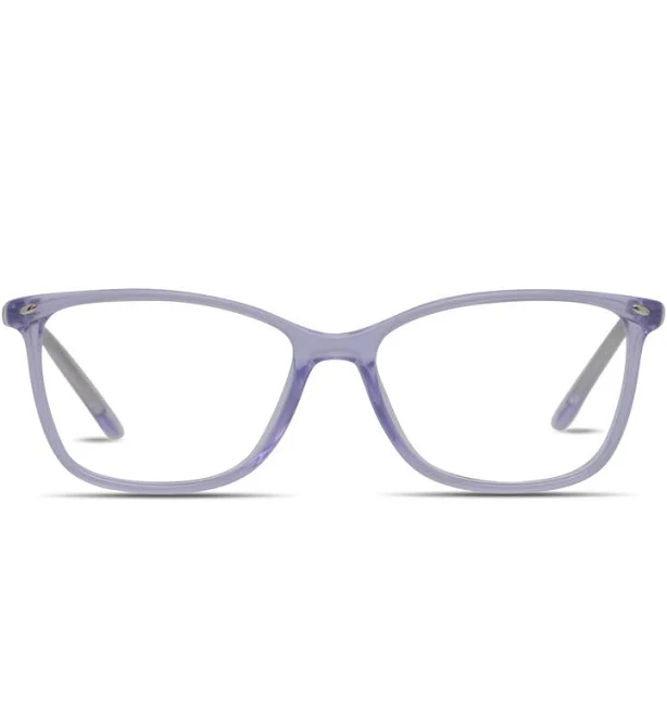 Blue Light Eligible Cat-Eye Clear Prescription Included Online Glasses Amelia E. Nettle Women's Frames, Discounted, FSA/HSA, Bifocal, Transitions