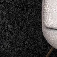 Amazon.com: Unique Loom Solid Shag Collection Area Rug (4' 1" Round, Jet Black) : Home & Kitchen