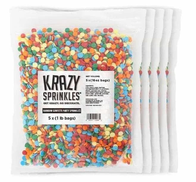 Krazy Sprinkles Rainbow Confetti Sprinkle