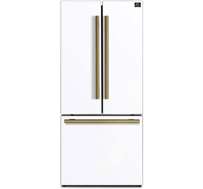 FORNO Gallipoli 30"-Wide French Door Refrigerator