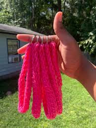 Pink Crochet Wristlet Keychain, Sturdy Keychain for Keys, Crocheted Lanyard Wristlet Keychain for Key Fob, Lightweight Keychain for Car Keys - Etsy Canada