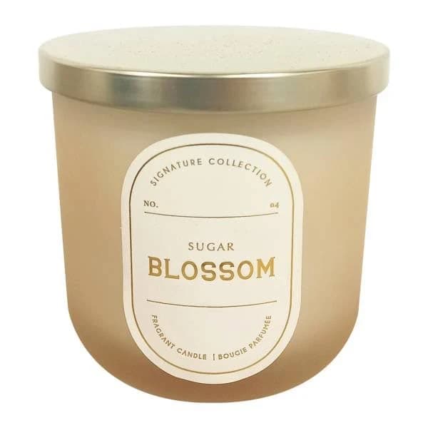 At Home Sugar Blossom Scented Jar Candle
