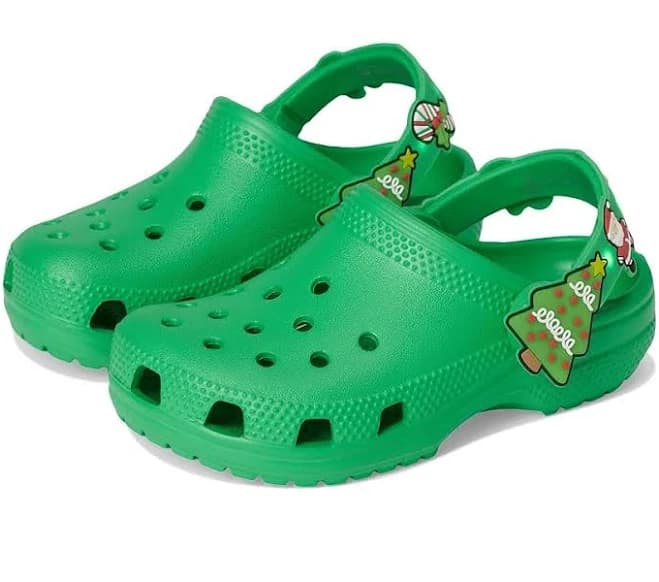 Crocs Kids Classic Holiday Lights Clogs