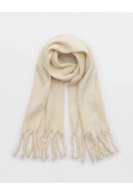 Aerie Women's Fuzzy Knit Scarf