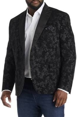 Tallia Men's Velvet Floral Sport Coat