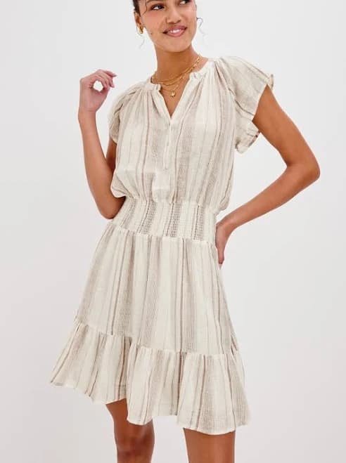 Rails Women's Augustine Dress Stripe Premium Linen