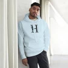 H Hoodie - Sky Blue / L