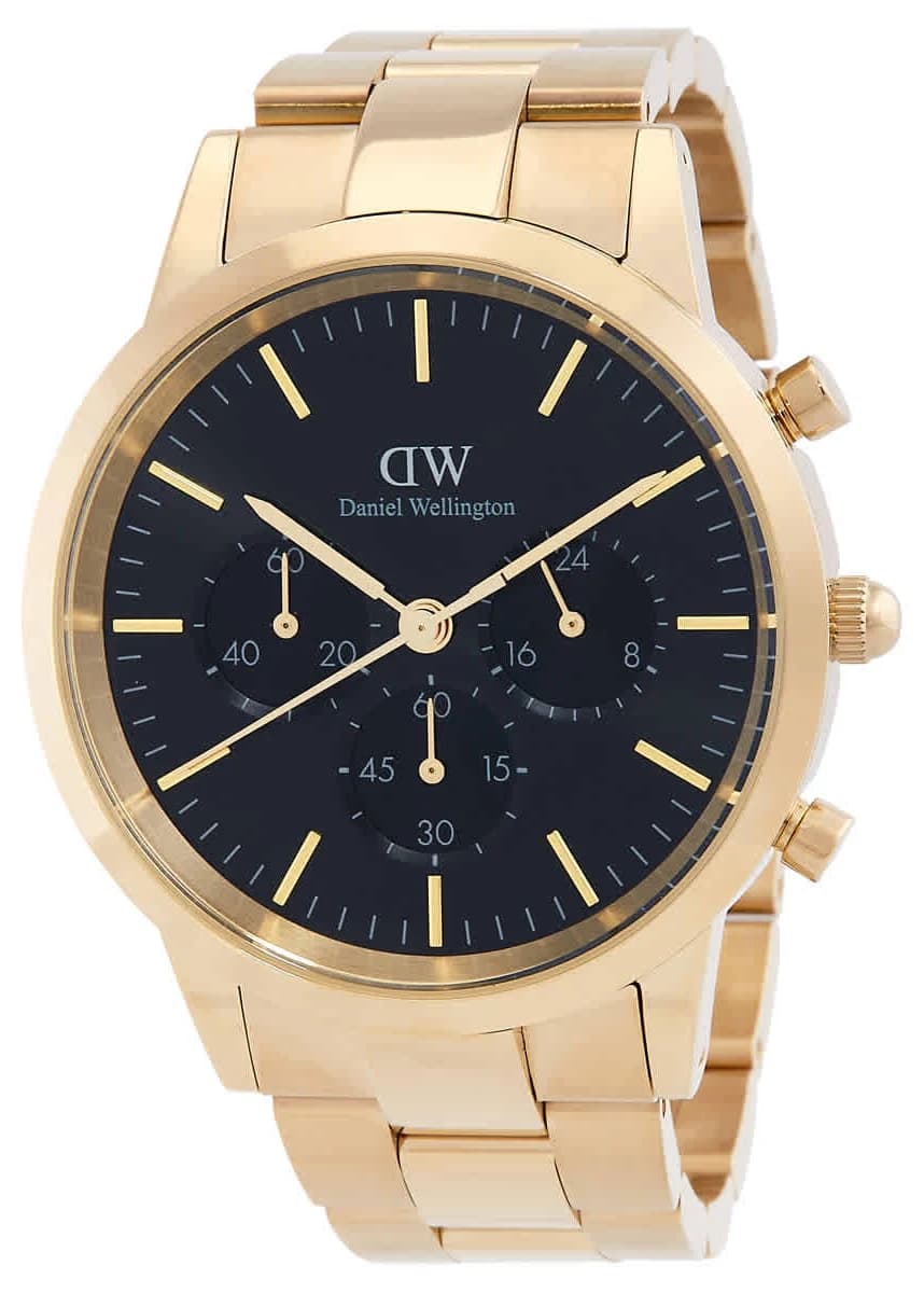 Daniel Wellington DW Watch Iconic Chronograph Link Onyx G