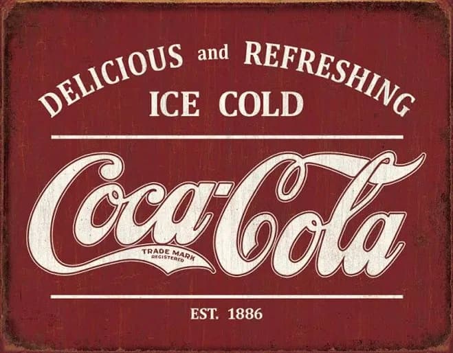 Coke Tin Sign