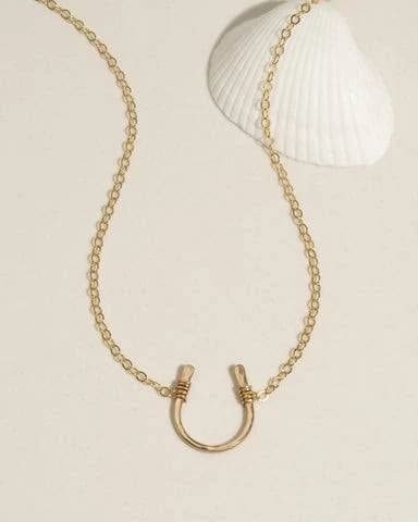 James Michelle Horseshoe Necklace