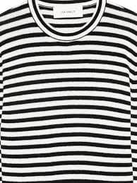 Lisa Yang Striped crew-neck Top | White | FARFETCH BH