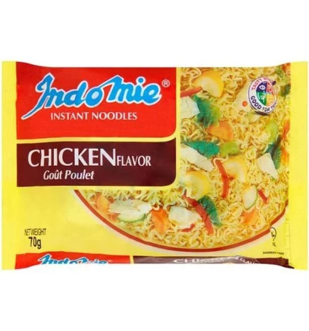 Indomie Instant Noodles- Chicken Flavor- 1 pack, 70 g