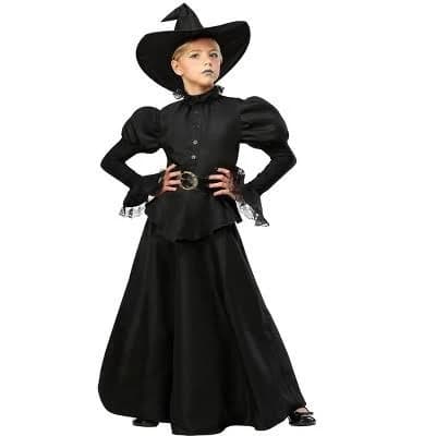 Girls' Black Witch Costume