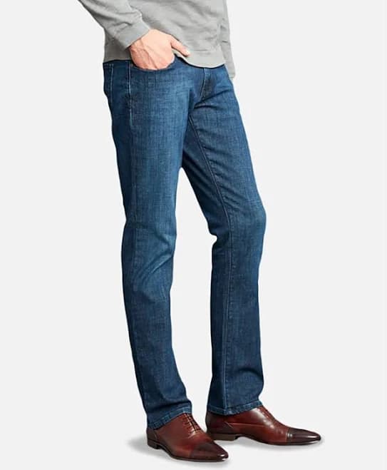 Men's Mott & Bow Straight Blue Jeans