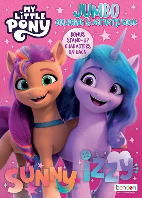 My Little Pony Jumbo Coloring Book, 64 Pages by Bendon ISBN: 09781690256519
