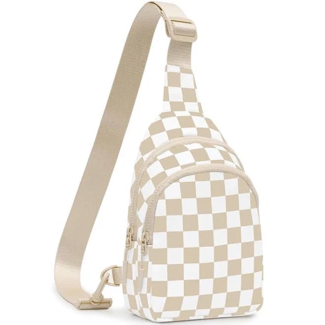 Women's Checkered Crossbody Bag