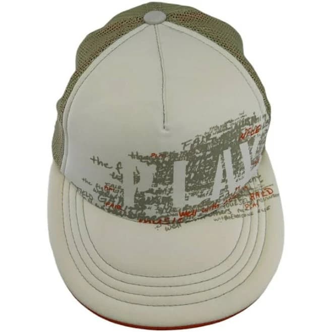 Reebok Beige Mesh Hat Cap Os