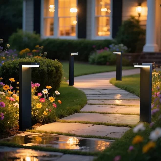 VerLuce Square Solar Landscape Lights