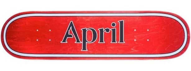 April Skateboards OG Logo Skateboard Deck