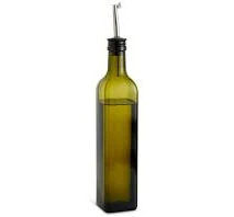 500ml Olive Oil Dispenser Glass Bottle with Pourers and Funnel