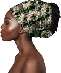 African Headwraps for Women Head Wraps Ankara Wrap Head Scarf (Color-B) at Amazon Women's Clothing store