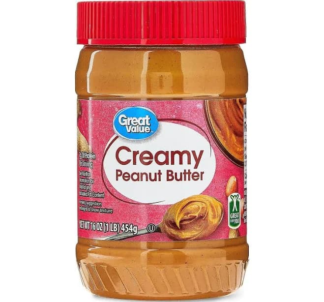 Great Value Creamy Peanut Butter