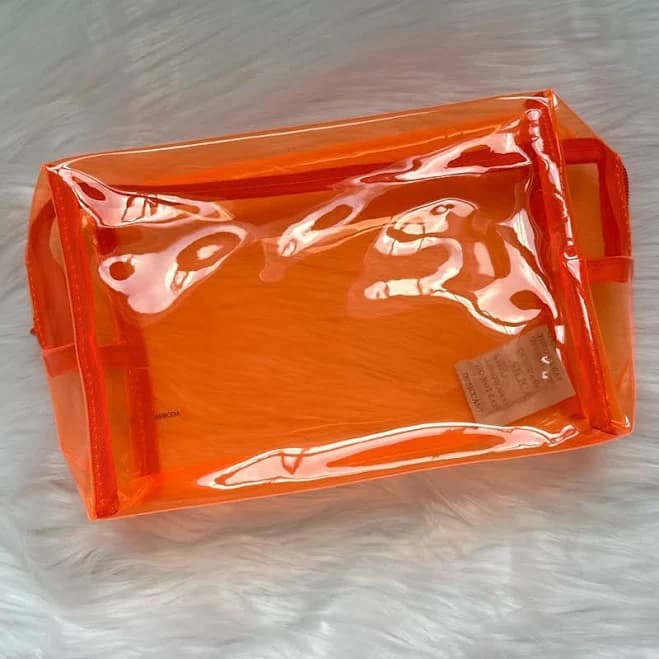 Ulta Beauty Bags | Ulta Beauty Vibrant Orange Cosmetic Bag | Color: Orange | Size: Os | Xaimara928's Closet