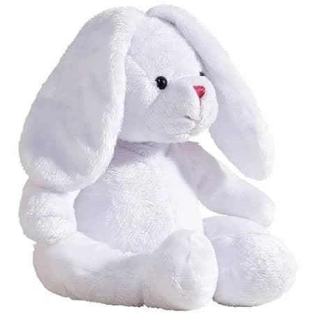 miles kimball Soft Bunny Stuffed Animal White