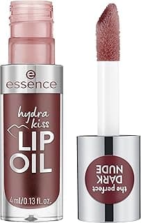 essence | Hydra Kiss Lip Oil |Intense Hydration & Glossy Finish | Infused with Hyaluronic Acid, Vitamin E & Jojoba Oil | Vegan & Cruelty Free (08 | Mocha Glow)