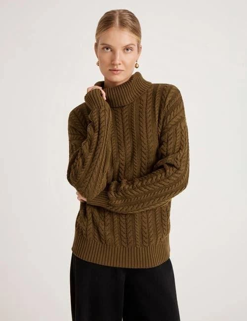 Finery London Vivana Turtle Neck Knitted Sweater