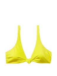 Buy Knotted Bralette Bikini Top, Yellow - Order Bikini Top online - Victoria's Secret US