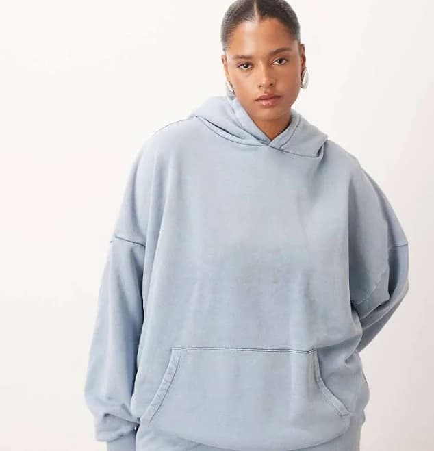 ARRANGE Curve Premium Acid Wash Hoodie