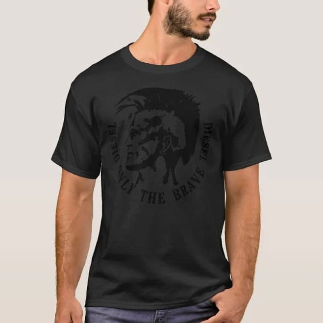 Disel Onli The Brave Logo Classic T-Shirt