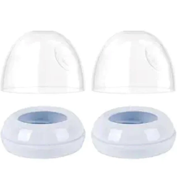2-pack Baby Bottle Rings And Caps For Philips Avent Natural Bottles,