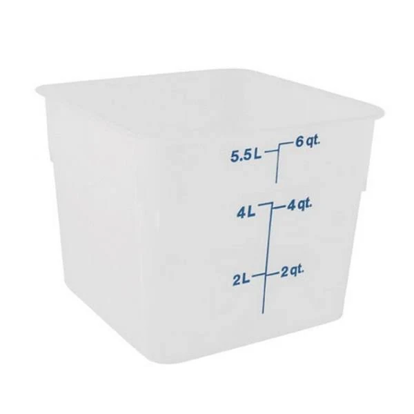 Cambro 6sfspp190 6 qt CamSquare Food Container