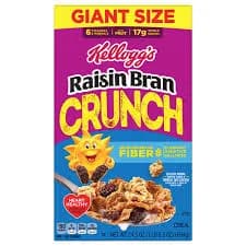 Kellogg's Raisin Bran Crunch Cereal Giant Size