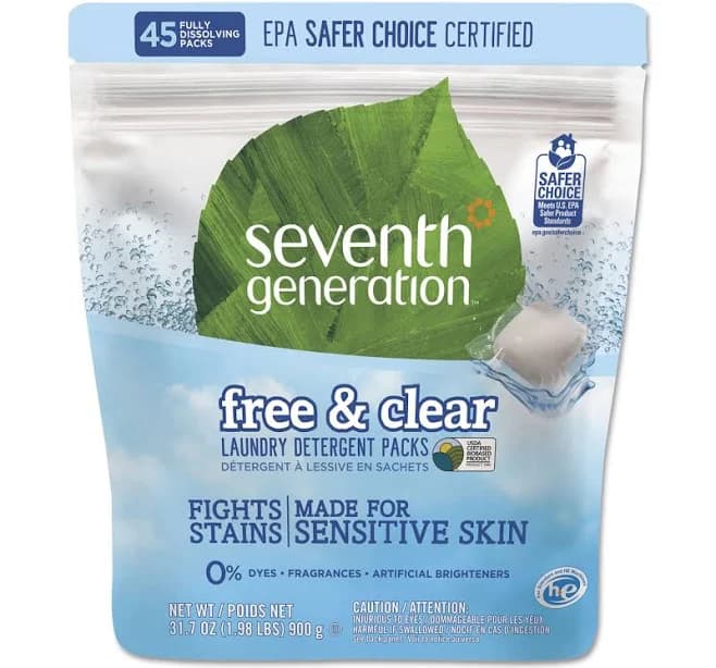 Seventh Generation Natural Laundry Detergent Packs