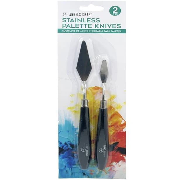 Stainless Palette Knives Set (2 Pcs)