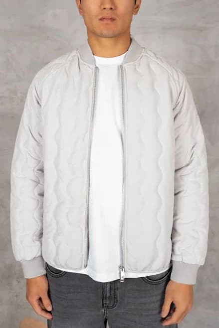 Quilted Ripstop Bomber Jacket