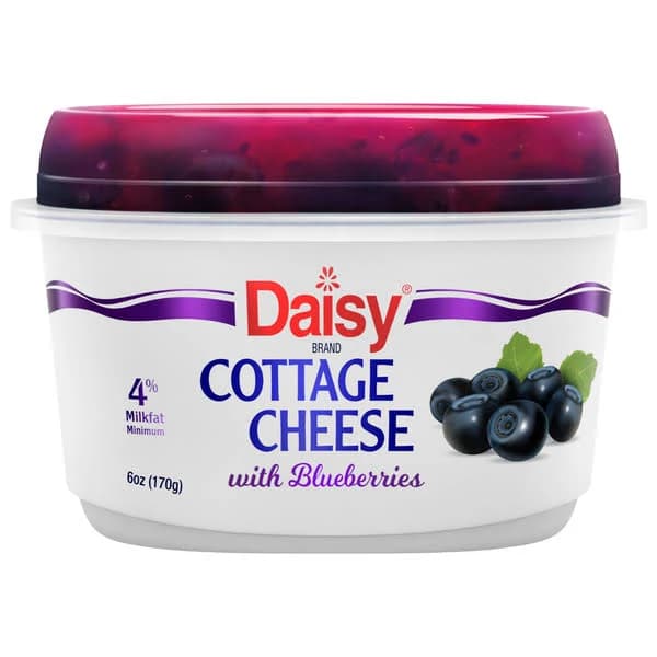 Daisy Cottage Cheese with Blueberries