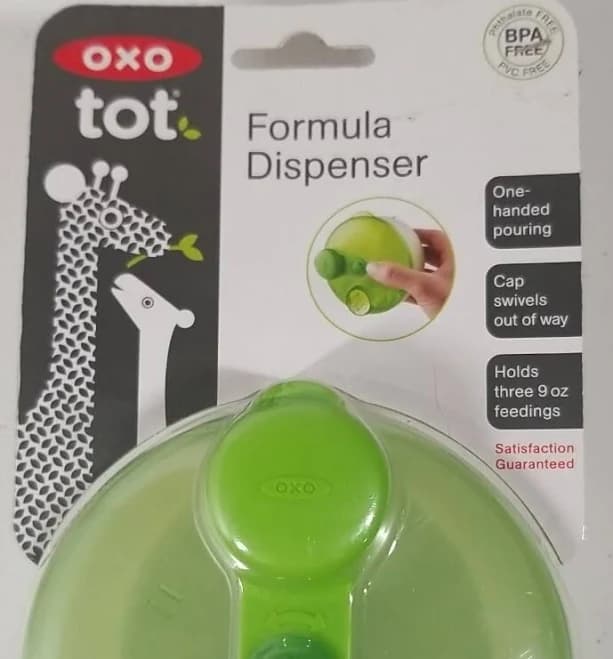 Oxo Tot Formula Dispenser Green Nip Old Stock