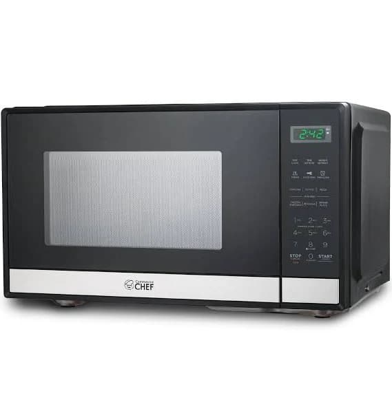 Commercial Chef Countertop Microwave Oven CHM9MS