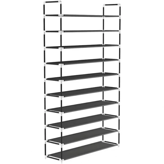 Lavish Home 10-Tier Shoe Rack