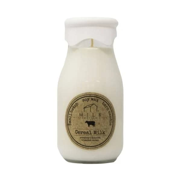 Milk Barn Reclamation Milk Bottle Candle - Cereal Milk