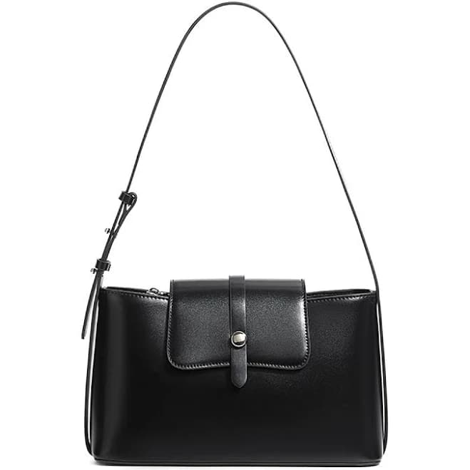 Women's Patent Leather Flap Shoulder Bag