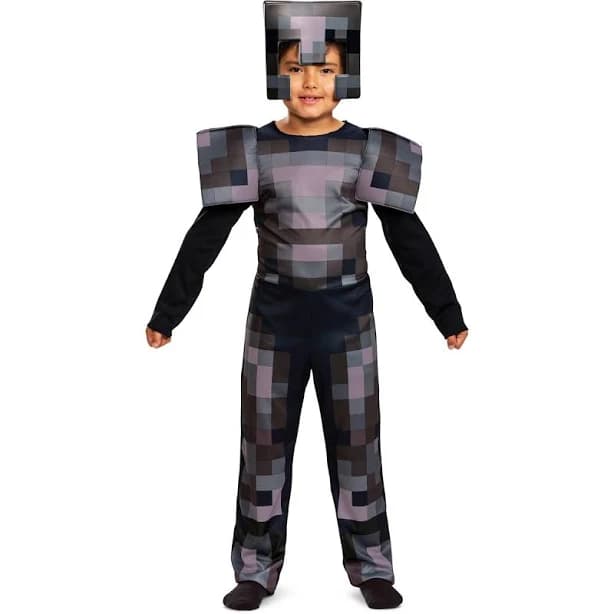 Disguise Boys Minecraft Netherite Armor Jumpsuit